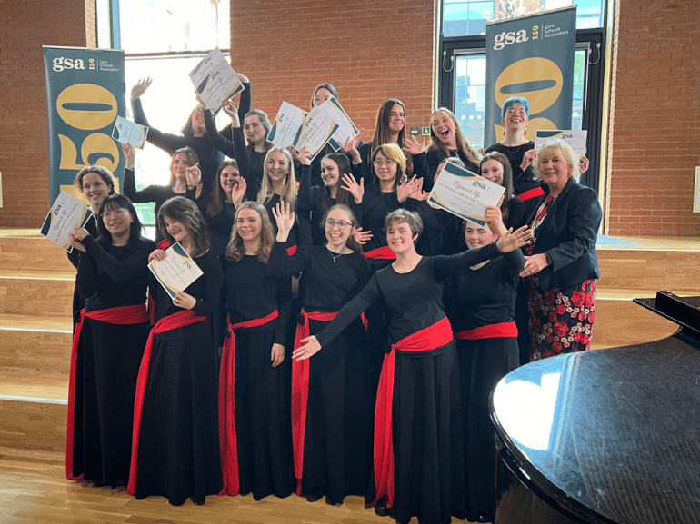 Redmaids' High Chamber Choir crowned runners up in the GSA Choir of the Year competition.