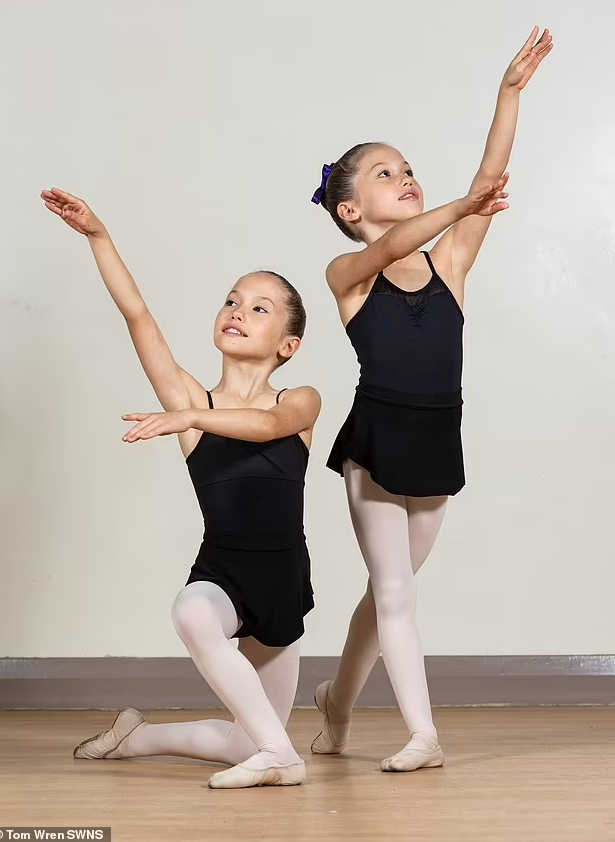 It's double pointes for our Year 5 twins