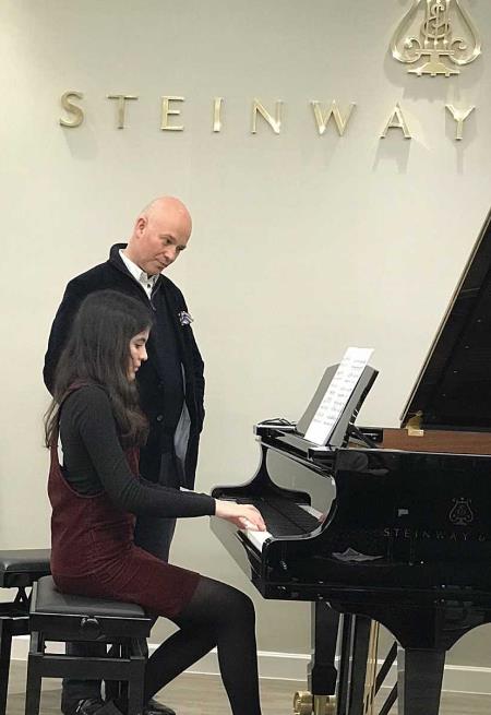 Pianists visit Steinway in London | Redmaids' High School