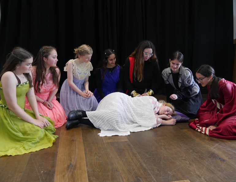 Our talented Year 10's take their original play out on the road